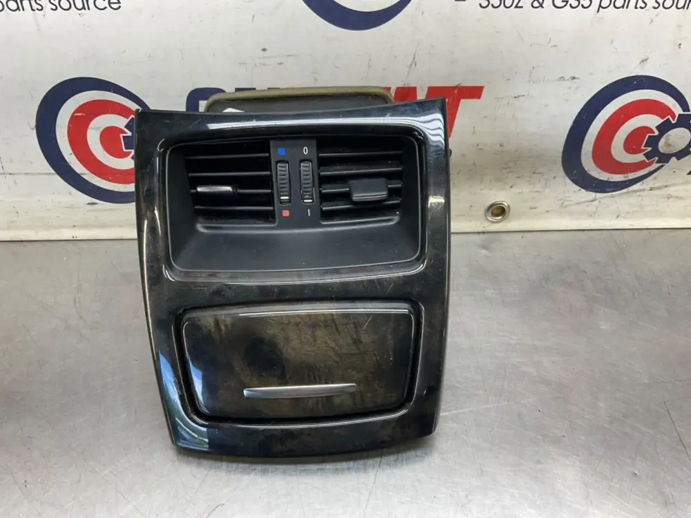 2009 BMW E92 335i Rear Woodgrain Center Console Vent Ashtray Trim OEM 15BGSEC