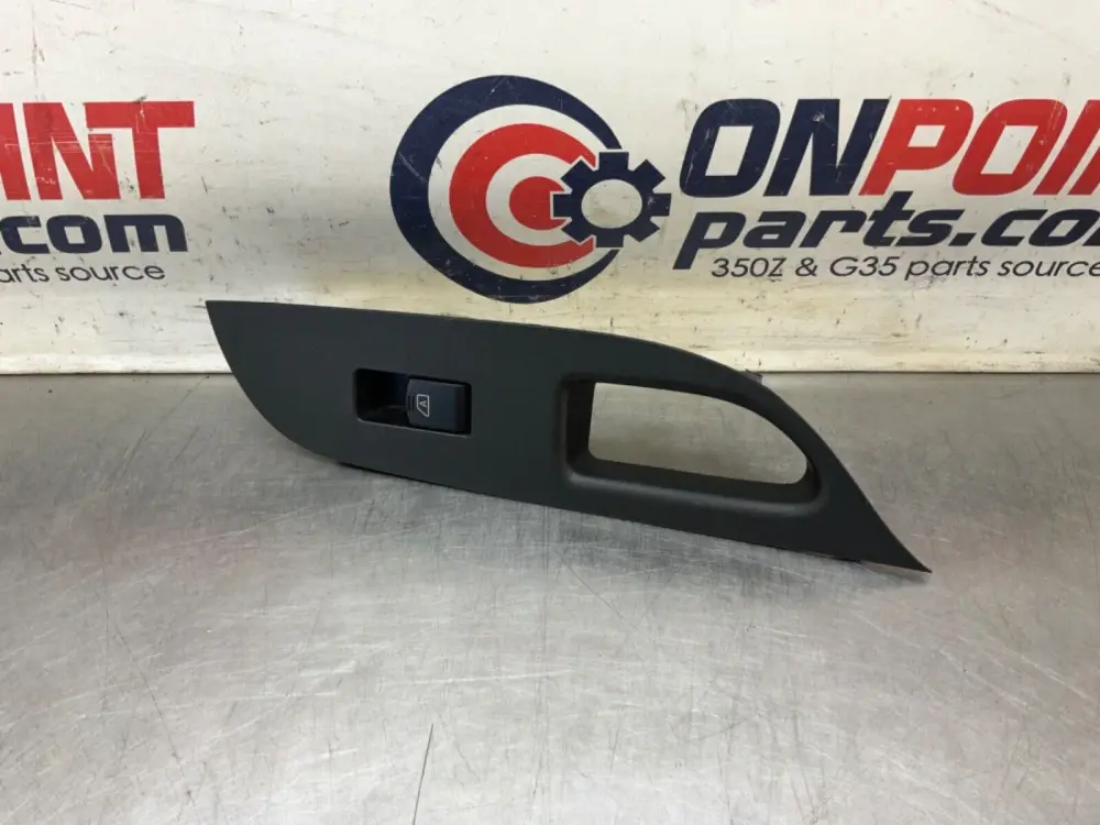 2009 Infiniti G37 Passenger Rear Door Window Lock Switch Trim OEM 12BAWFE
