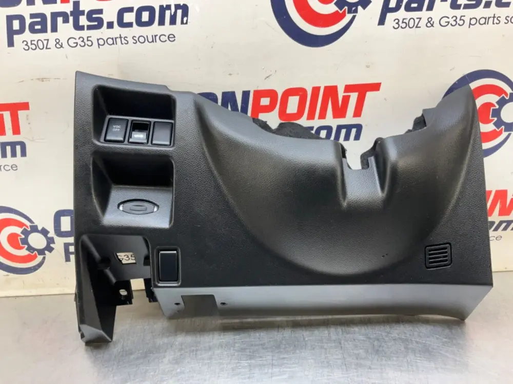 2009 Infiniti V36 G37 Sedan Driver Left Lower Steering Column Trim OEM 12BAWF7