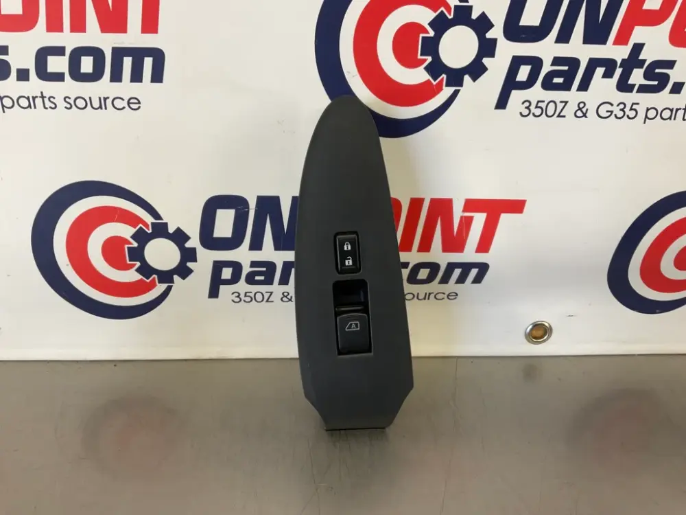 2009 Nissan 370Z Passenger Right Door Window Lock Switch Trim OEM 15BKJDE