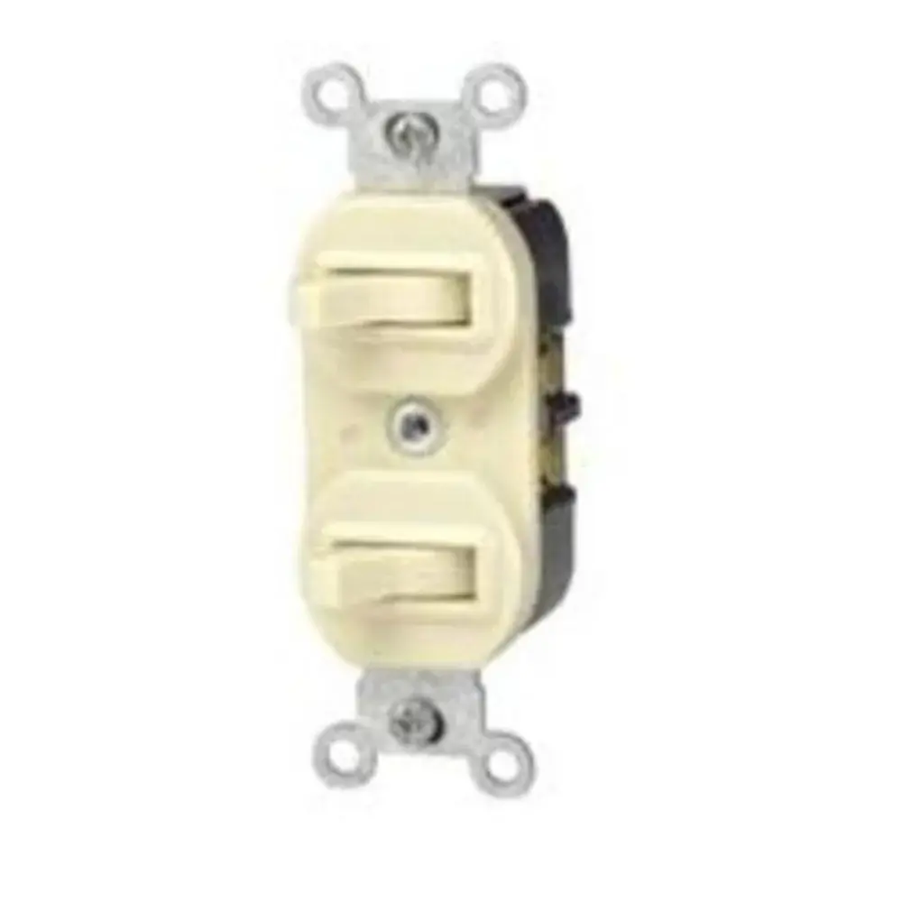 5241-I Leviton Duplex Style Single-Pole / 3-Way Combination Switch - Ivory