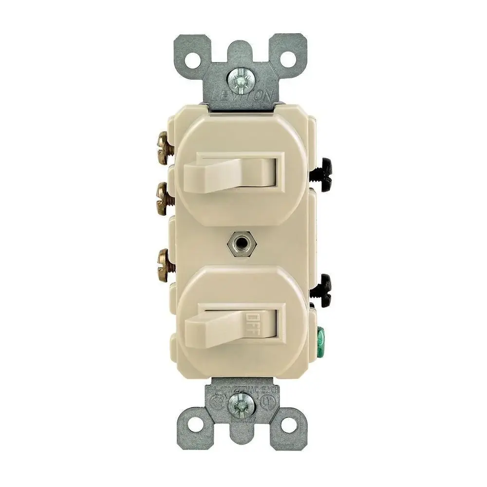 5241WS Leviton Duplex Style Single-Pole / 3-Way Combination Switch - Ivory