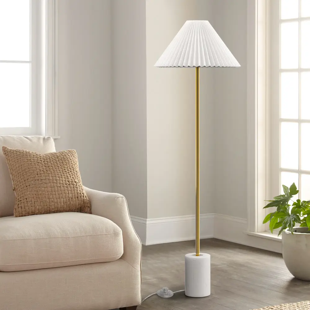 63.78'' Modern Glam Floor Lamp Living Room/bedroom #F246