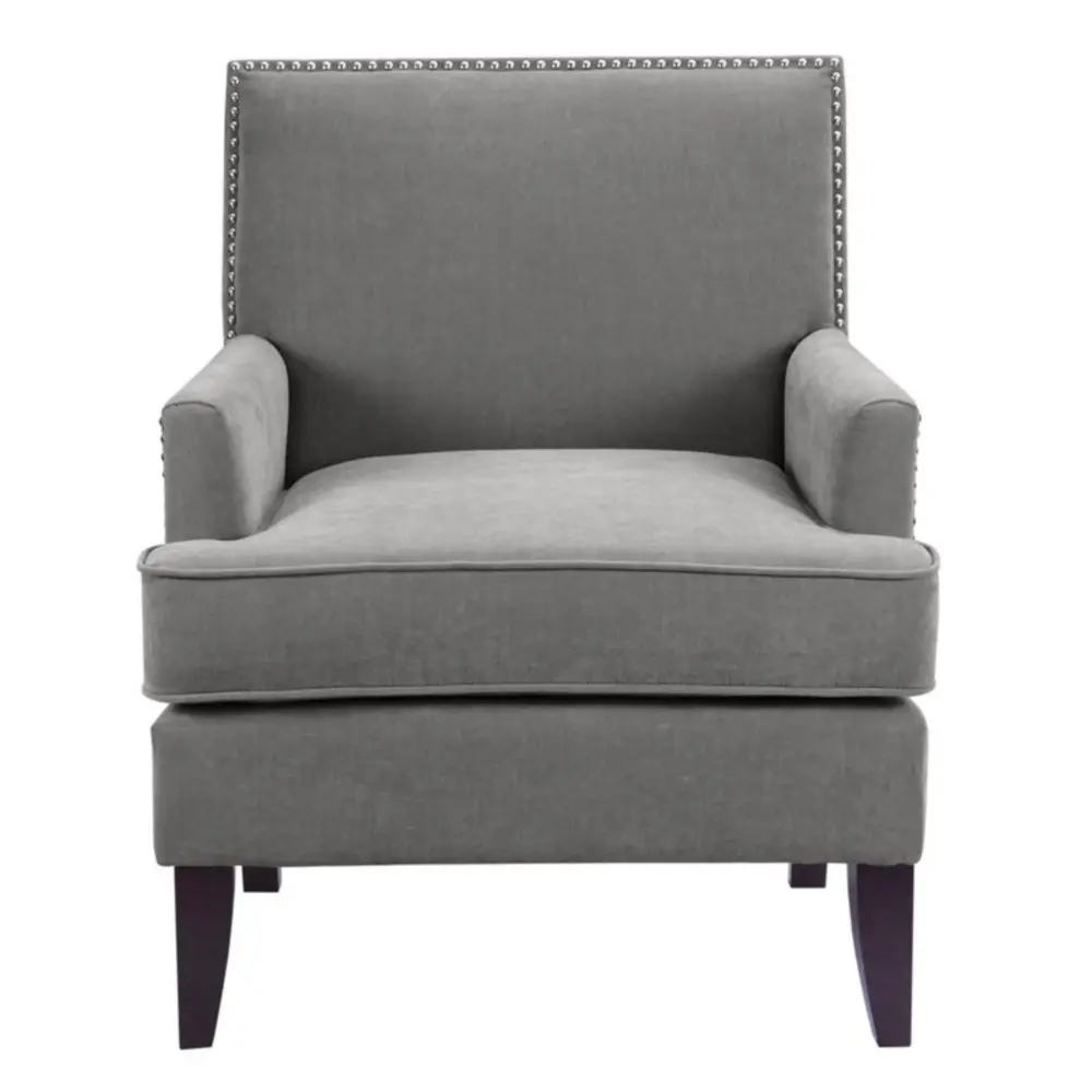 Colton - Track Arm Club Chair Nailhead Trim