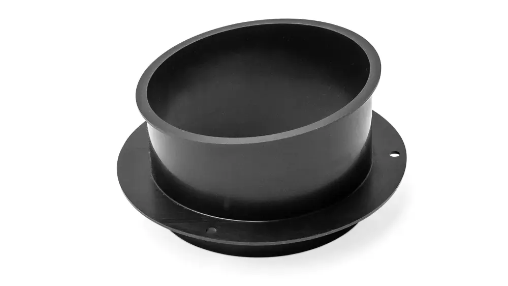 Heater Box Air Inlet Polycarbonate Insert on Kick Panel