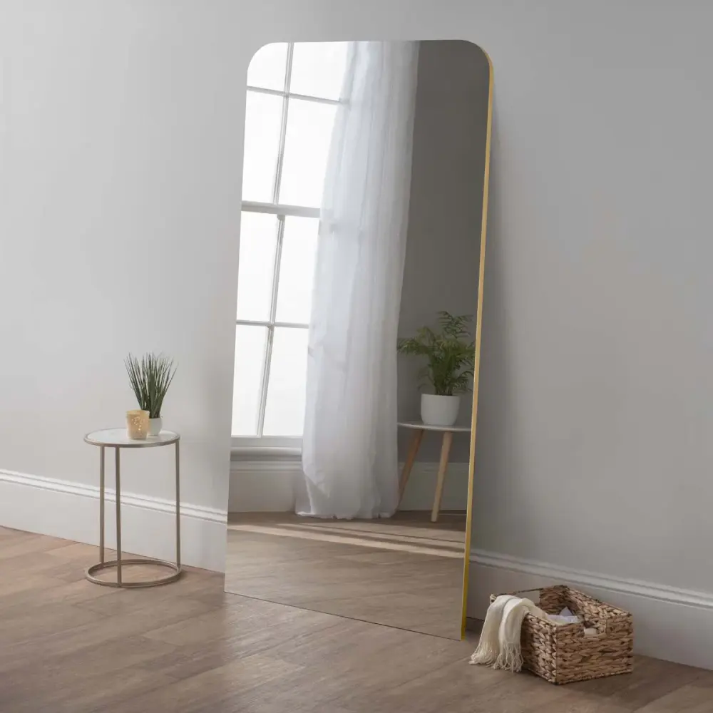 Rada Full Length Leaner Mirror 180x100cm - Amber