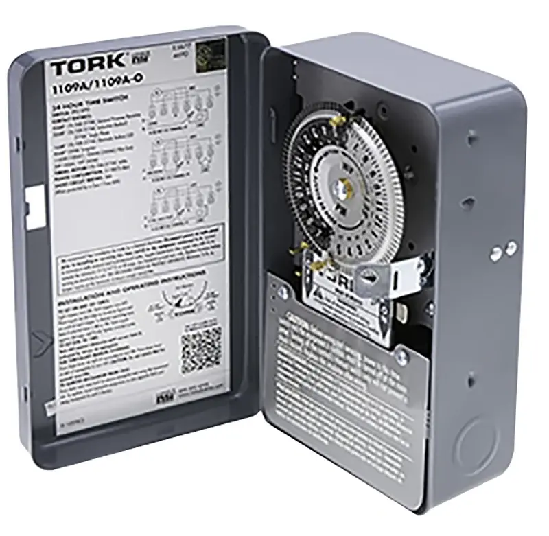 Tork 1100 Series 1109A Timer Switch, 40 , 24 hr Time Setting