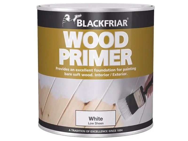 High Solids Blackfriar Wood Primer Snow 1 Litre
