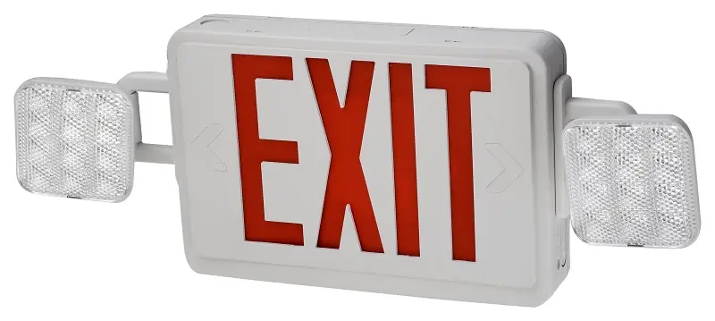 ETI 55502101 Emergency Portable, 7.95 OAW, 4.37 OAH, 120/277 VAC, 2.4 W, Red/White