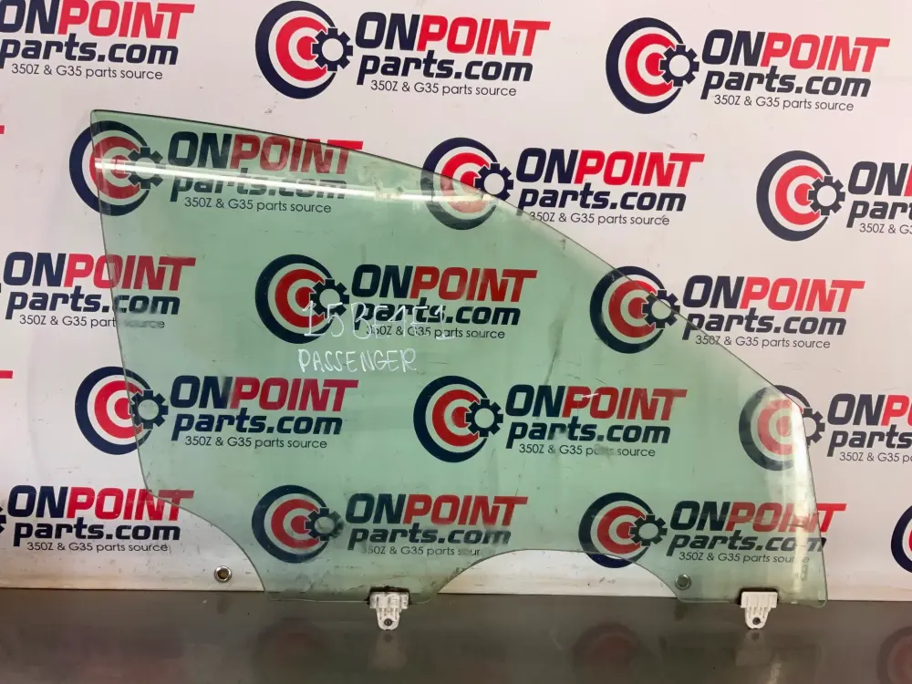 03-06 Infiniti G35 Sedan Right Front Door Window Glass 80300AL512 OEM 15BE4E1