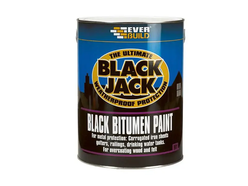 Everbuild Midnight Jack Bitumen Paint 5 Litre