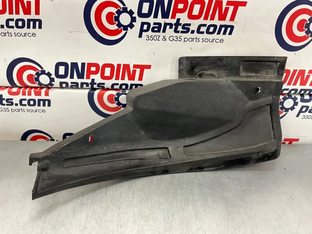 2014 Nissan 370Z Passenger Right Rear Bumper Fender Closing Plate OEM 14BILEK