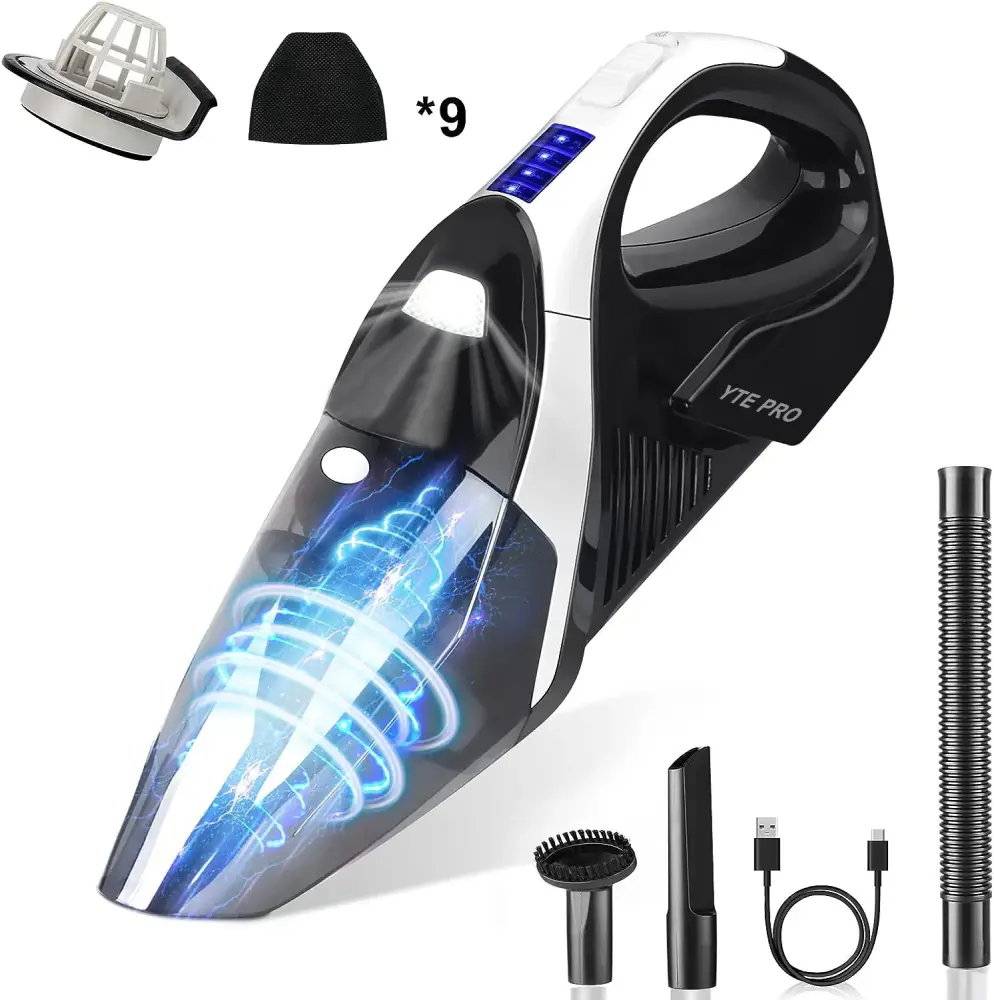 YTE Pro Handheld Vacuum, Car Vacuum Travel-friendly