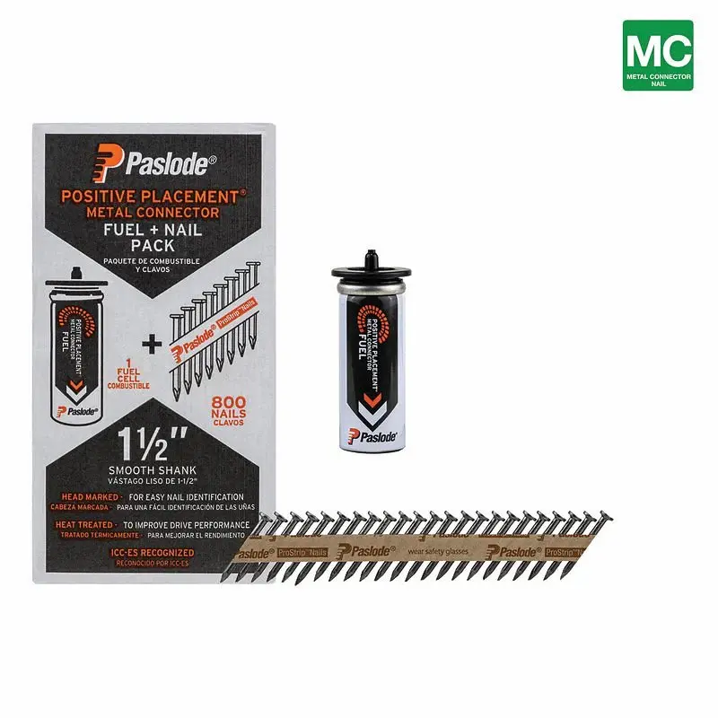 Paslode 650922 Fuel and Nail Pack, 1-1/2 L, Brite, Silky Shank