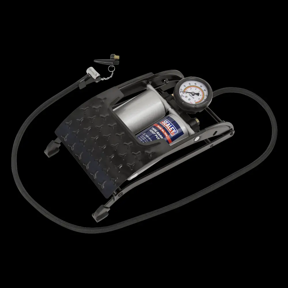 Sealey FP4 Foot Pump Twin Barrel GaragePro