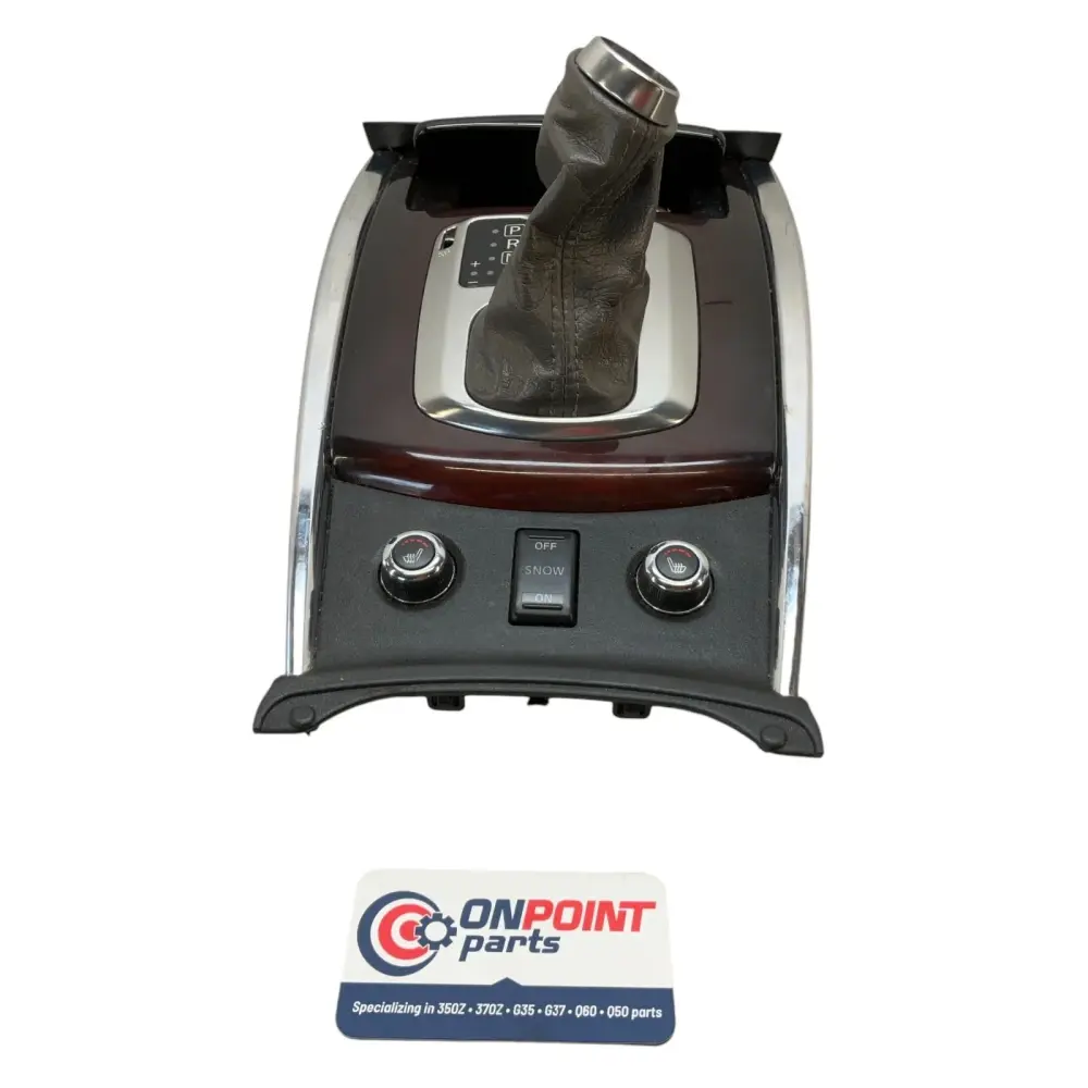 09-15 G37 Q60 Front Sedan Self-acting Shifter Bezel Trim 969411Ng8C Oem Fjg