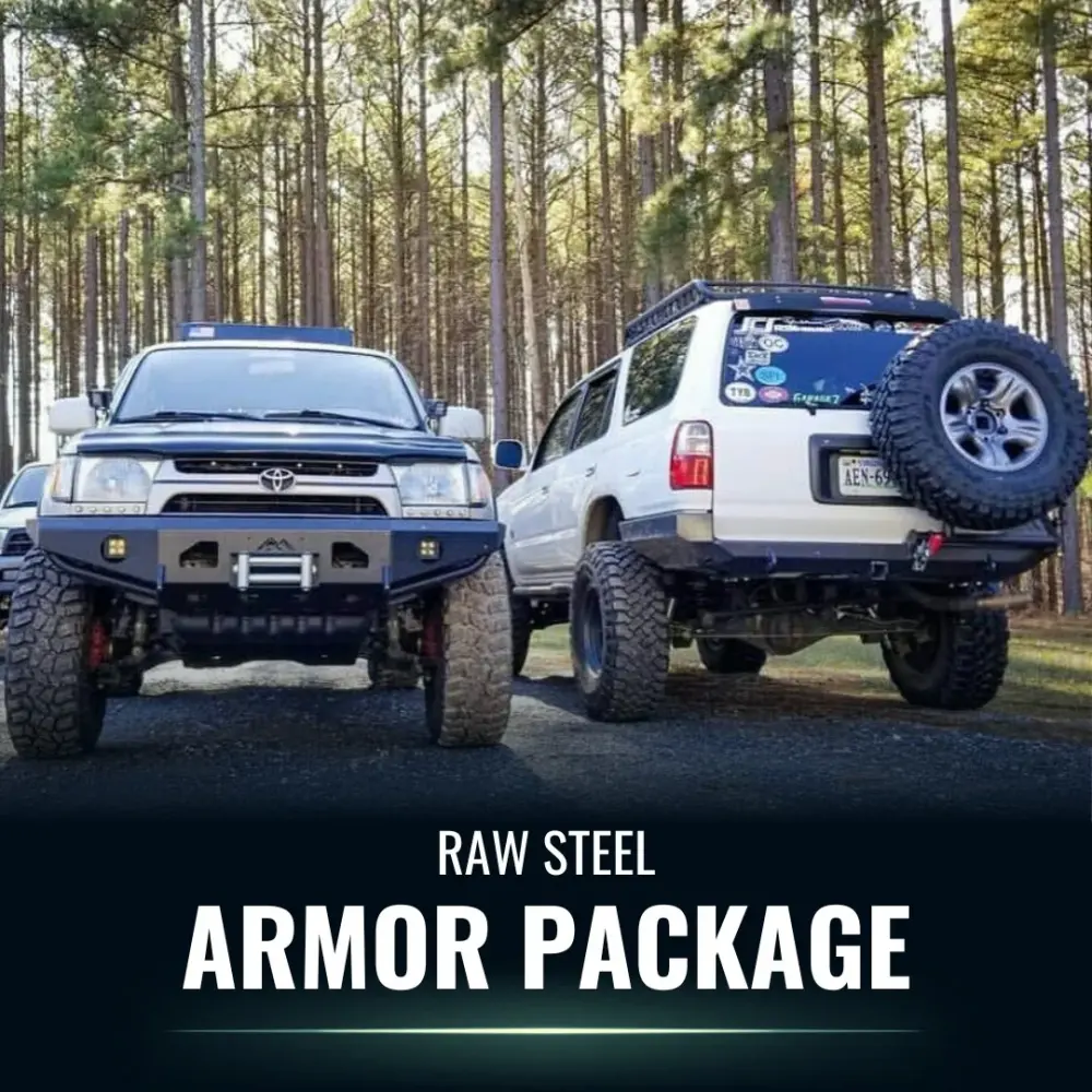 96-02 4Runner Armor Package - Crude Steel