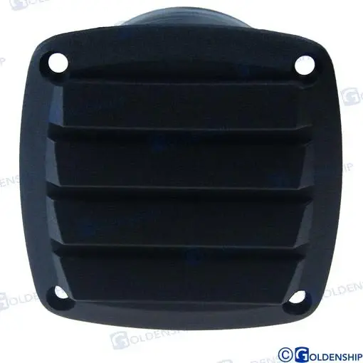 REJILLA VENT. ABS 85X85 /TUBO 3" NEGRA