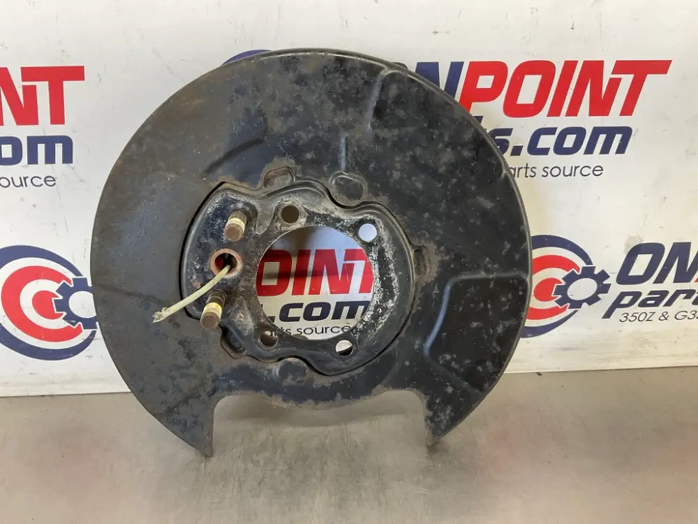 2006 Nissan 350Z Driver Left Rear Brake Dust Cover Baffle E Brake OEM 21BBJDG