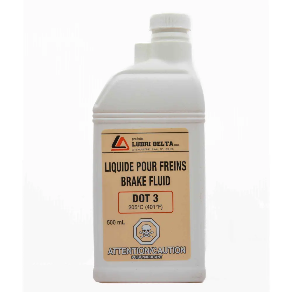 DOT 3 Brake Fluid, 500 ml