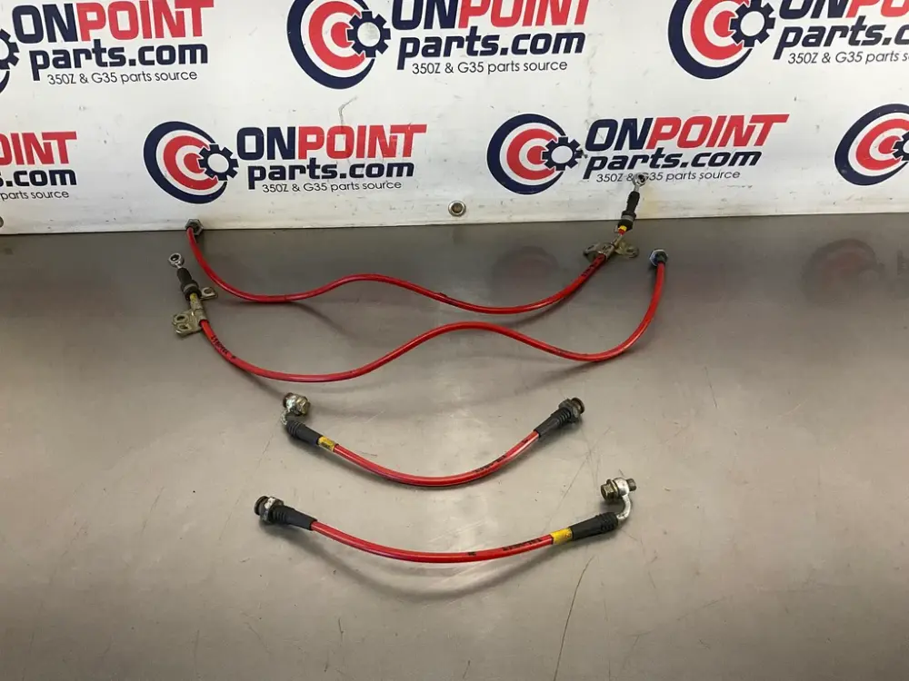 2008 Infiniti G35 Alloy Braided Brake Lines 13BC4EI