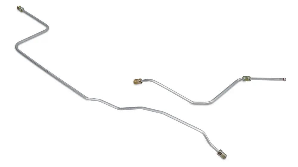 Dana 30 Front Inner Tough Brake Lines, Driver/Passenger, Mild Steel