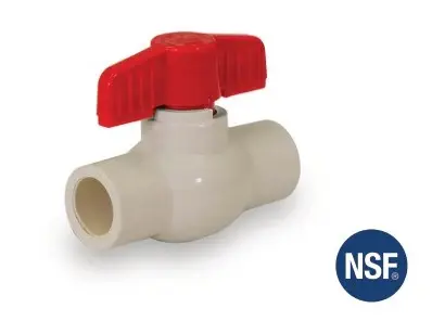 250S034 EVERFLOW 3/4" CPVC SOLVENT WELD BALL VALVE
