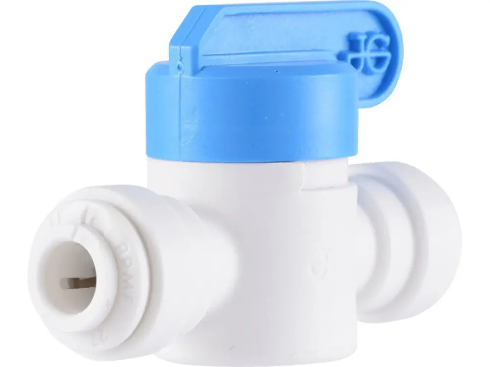 PPSV040808W John Guest 1/4" Straight Shut-Off Valve (Speedfit to Speedfit) Turbocharged Engines