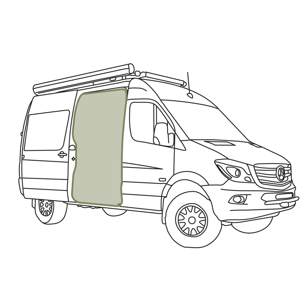 Van Essential - Mercedes-Benz Sprinter Bug Screen - Sliding Door