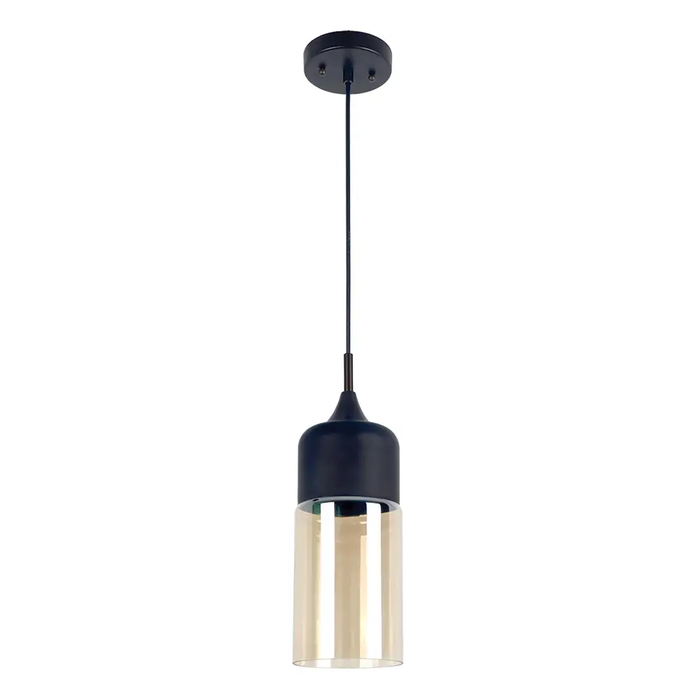 Beldi Popoli Collection 1-Light Pendant Light - Ebony