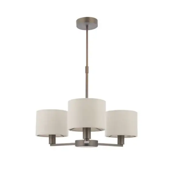 Dani Small 3 Light Pendant Light - Antique Copper-brown