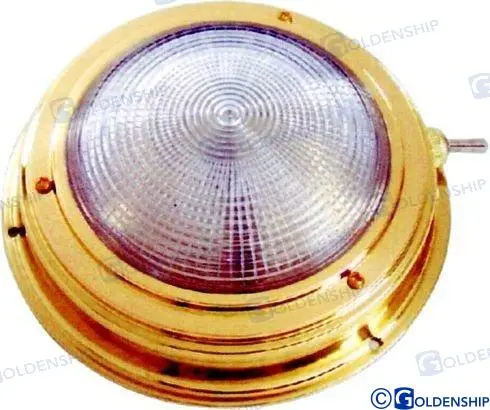 Dome Light LUZ INT.LATON ORO DIA. EXT.140MM.