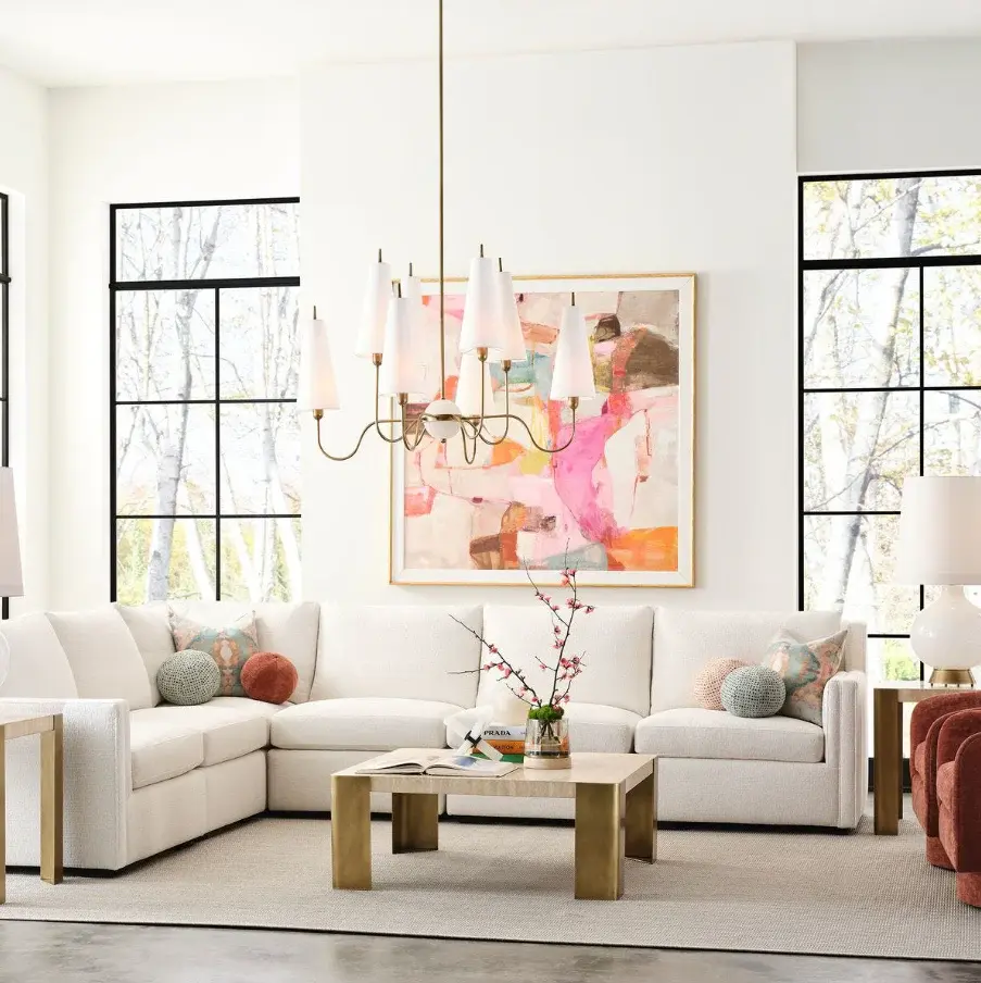 Elle 8-Light Chandelier Plug and Play