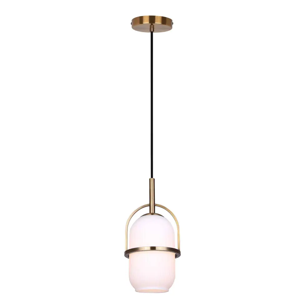 Eve 1-Light Pendant Light, Gilded