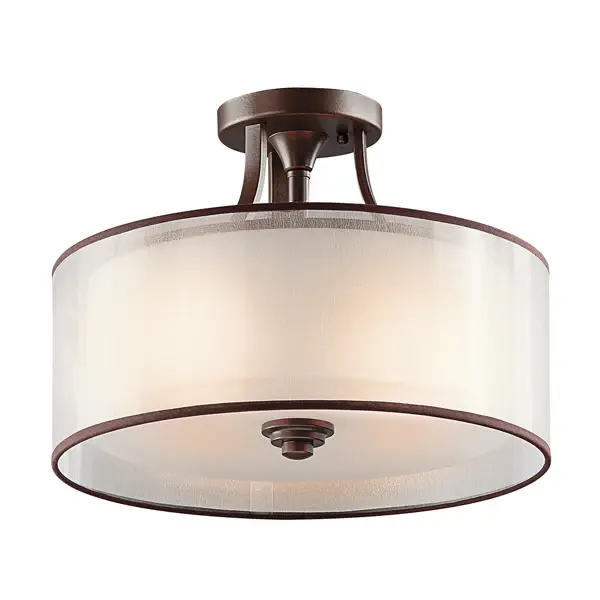 Lacey 3 Light Ceiling Light - Mission Copper-brown