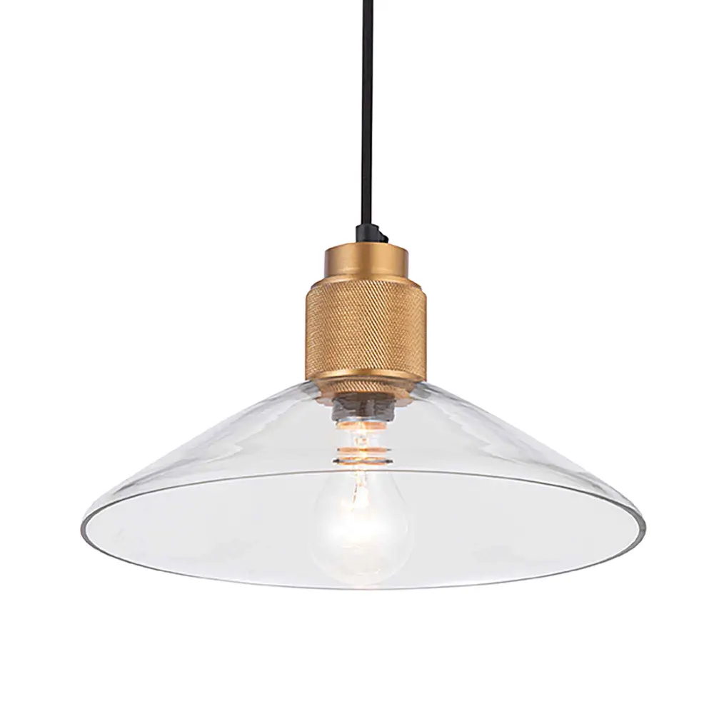 Myra 1-Bulb Pendant Airy, 12" x 7"