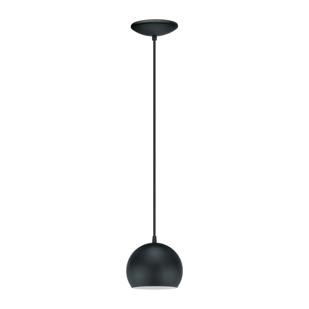 Petto 1-Light Pendant Buoyant, Black