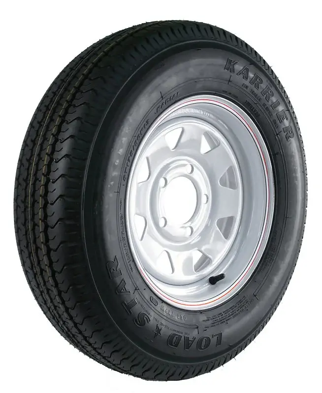 MARTIN Wheel DM175R3C-5CI Tire Rim, 1360 lb Withstand, 4-1/2 Dia Bolt Circle, 13 Dia, 4-1/2 W