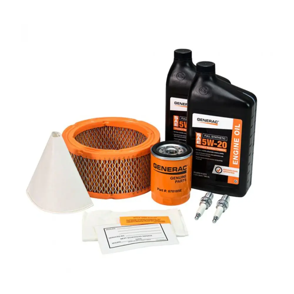 Generac Scheduled Maintenance KIT 760/990 EXT 5W30 Synthetic Oil 0J57670SSM