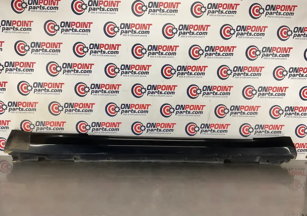 03-07 Infiniti G35 Right Rocker Panel Side Skirt Ebony 76850AM865 OEM 24BFFE5