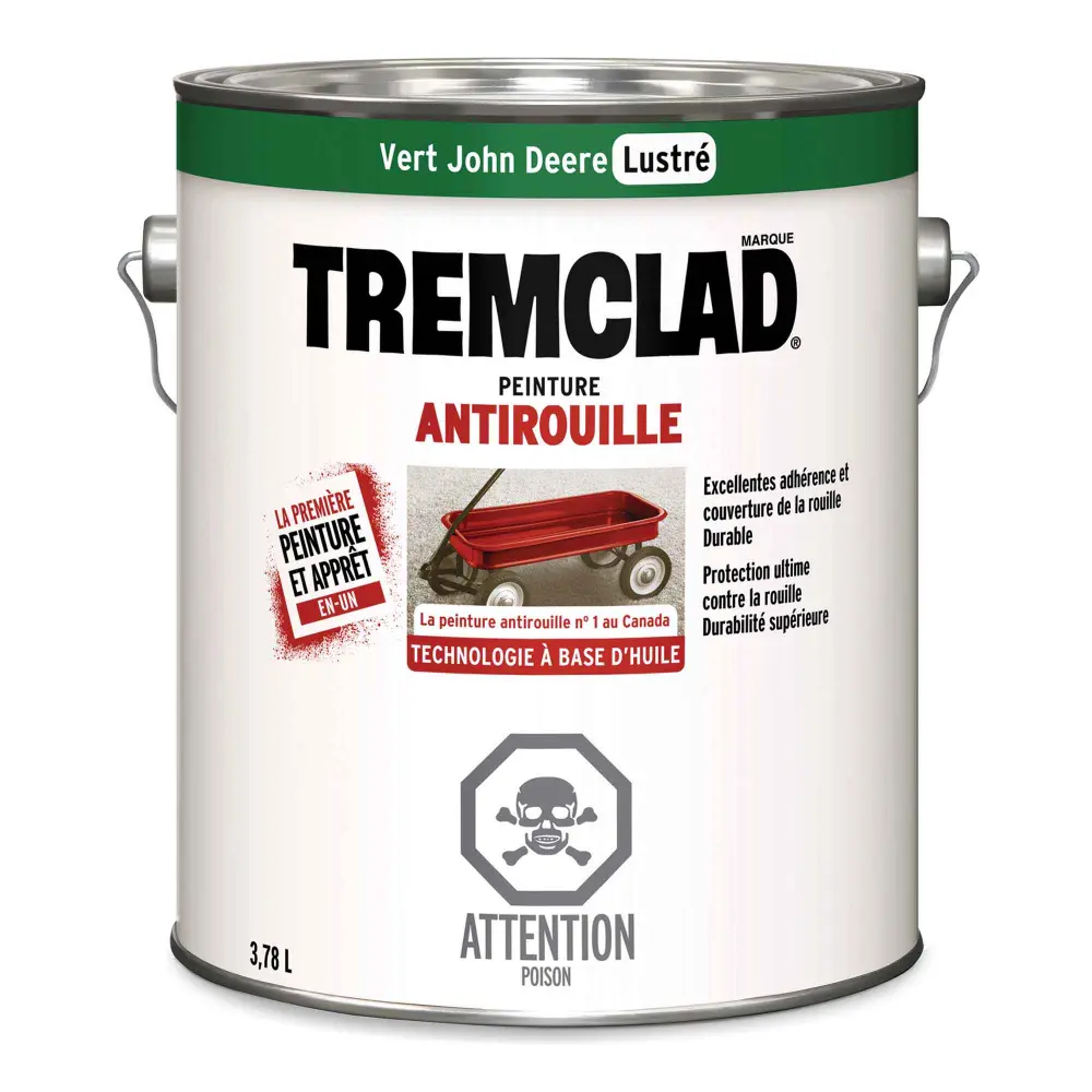 Alkyd Rust Paint Gloss Mint John Deere, 3.78 L