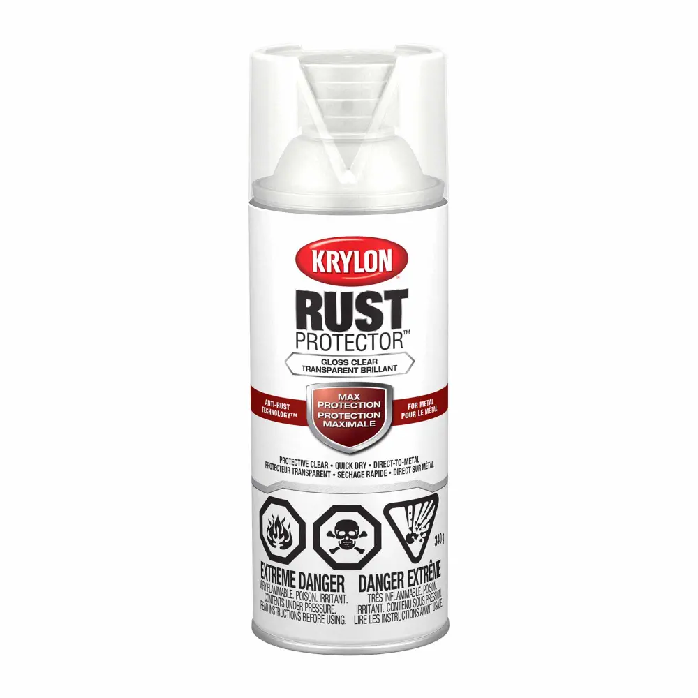 Krylon Rust Protector Enamel Gloss Crystal Glass-like, 340 g