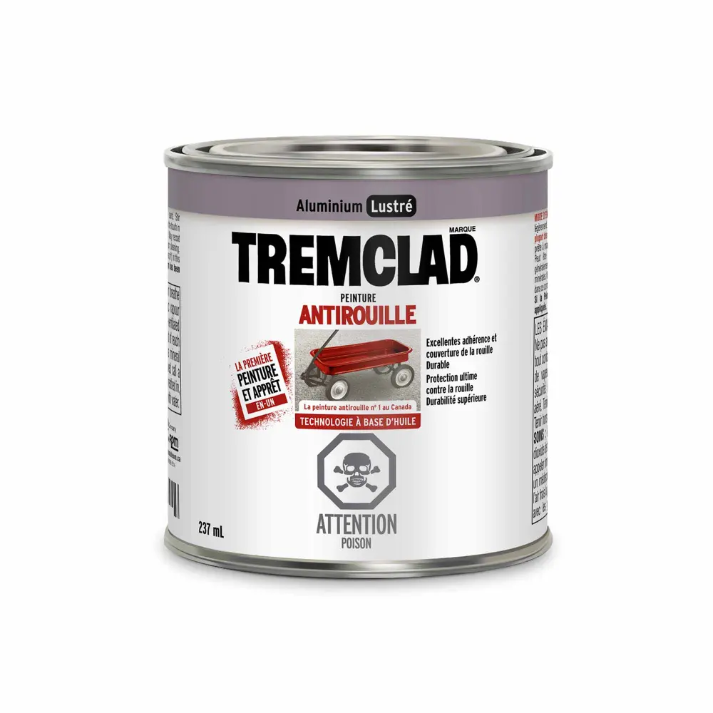 Tremclad Alkyd Rust Paint Gloss Aircraft-grade, 237 ml
