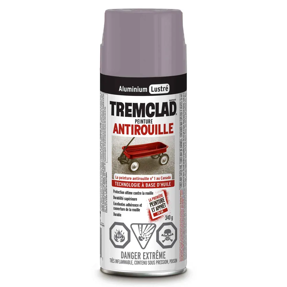 Tremclad Alkyd Rust Spray Paint Gloss Aircraft-grade, 340 g