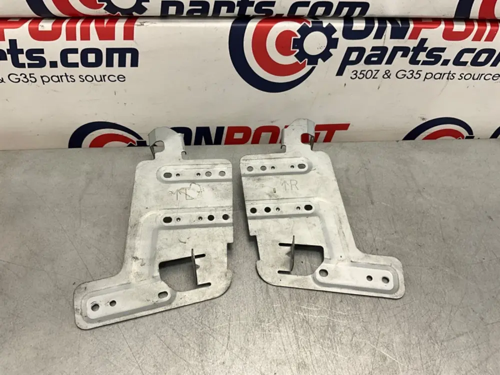 2014 Nissan Z34 370Z Paired DIN Radio Mount Brackets OEM 14BILEI