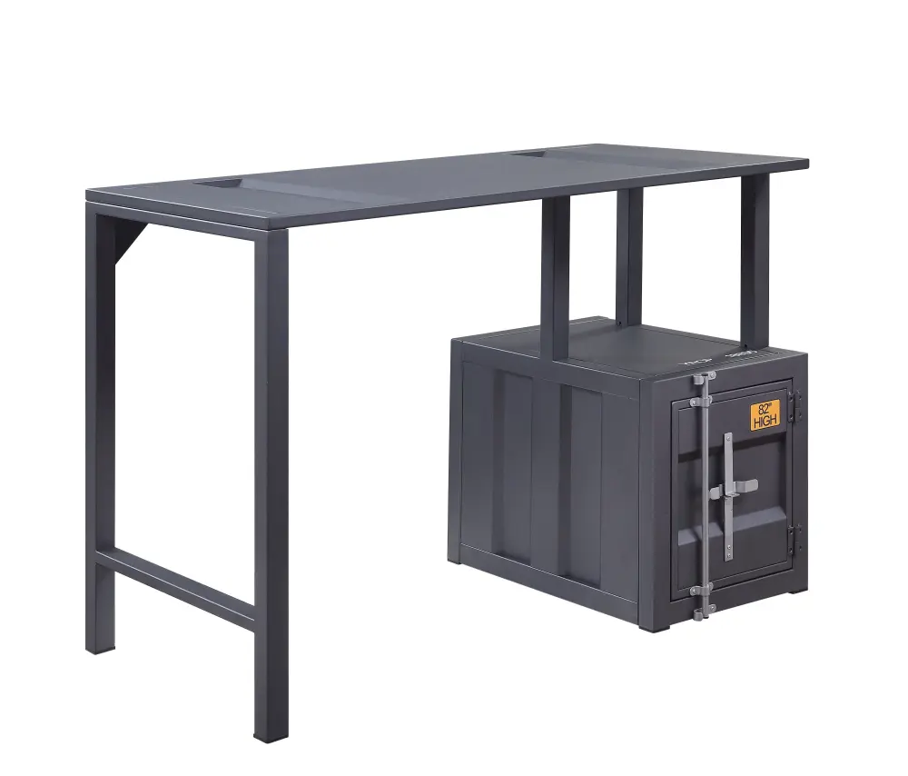 Cargo - Writing Desk - Gunmetal - 18 Cu Ft