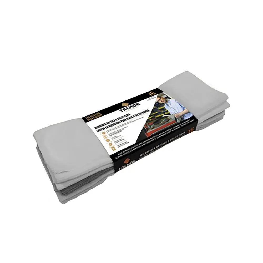 Microfiber Cloths, 6 Units (Grey)