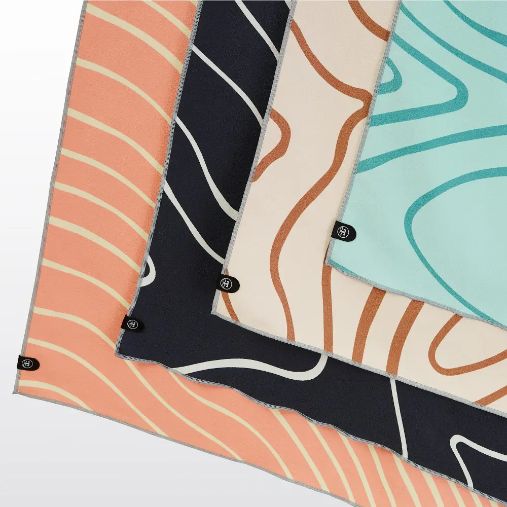 Microfiber Suede Towel 4 Pack - Quick Dry, Sand No-cost