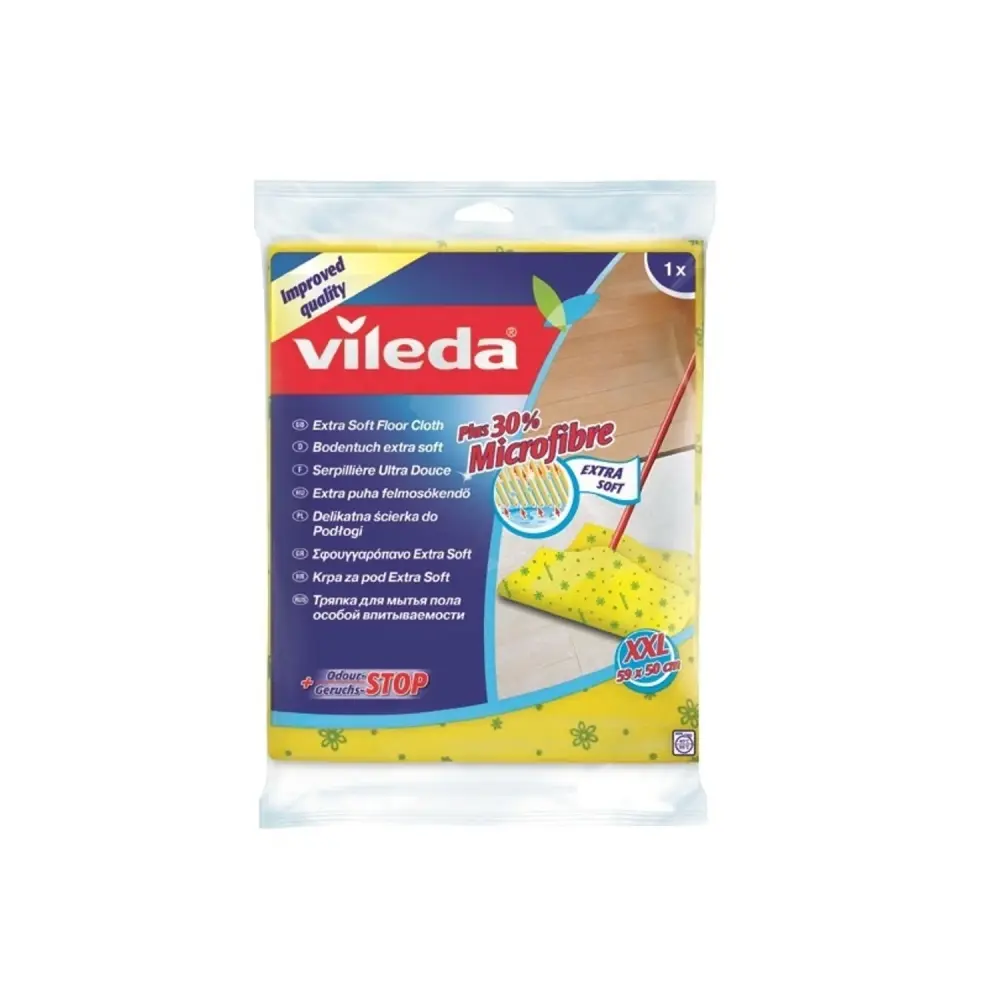 Vileda Odor floor cloth quicksilver ions, micro-active fibers