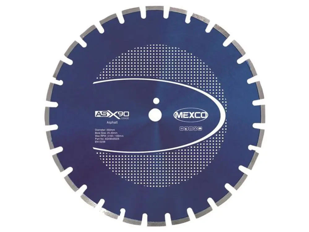 Mexco Asphalt X90 Grade Diamond Blade 450 X 25Mm